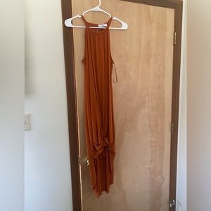 NEVER WORN SMALL RUST ORANGE DRESS
